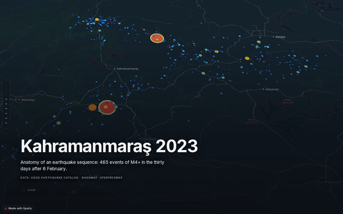 Kahramanmaraş 2023: story cover of the earthquake sequence